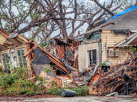 Panama City, Florida, United States. 12/02/2018. Hurricane Michael destroys house in the cove section of Panama City, Florida.
